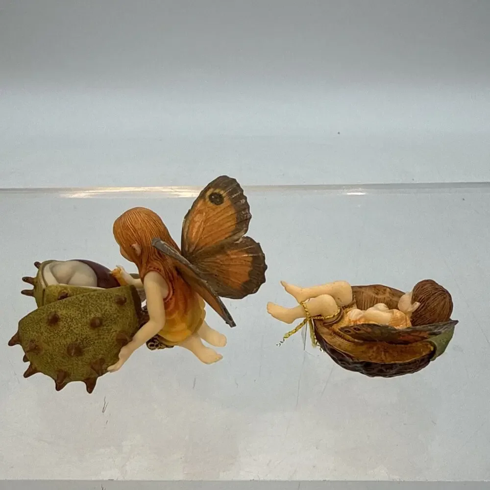 Butterflies Fairies Inspirational Figurines Let Your Love Shine & Gentle Slumber